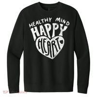 Healthy Mind Happy Heart Mental Health V.I.T. Fleece Crew Sweatshirt thumb 0
