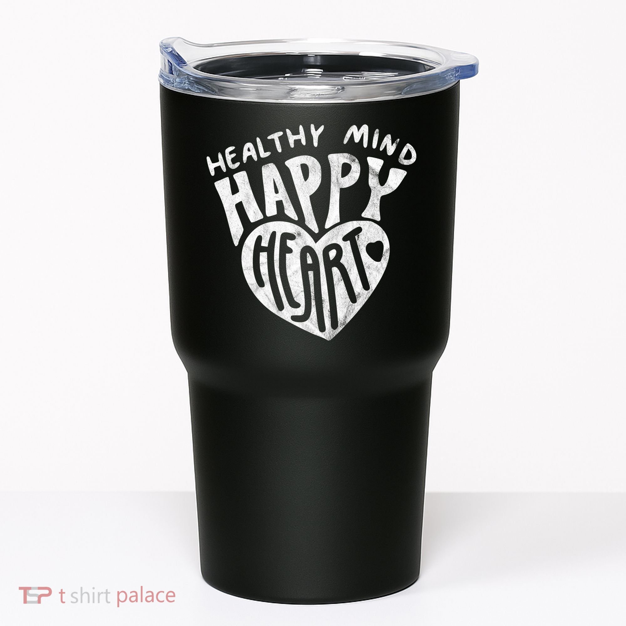 Healthy Mind Happy Heart Mental Health Tumbler