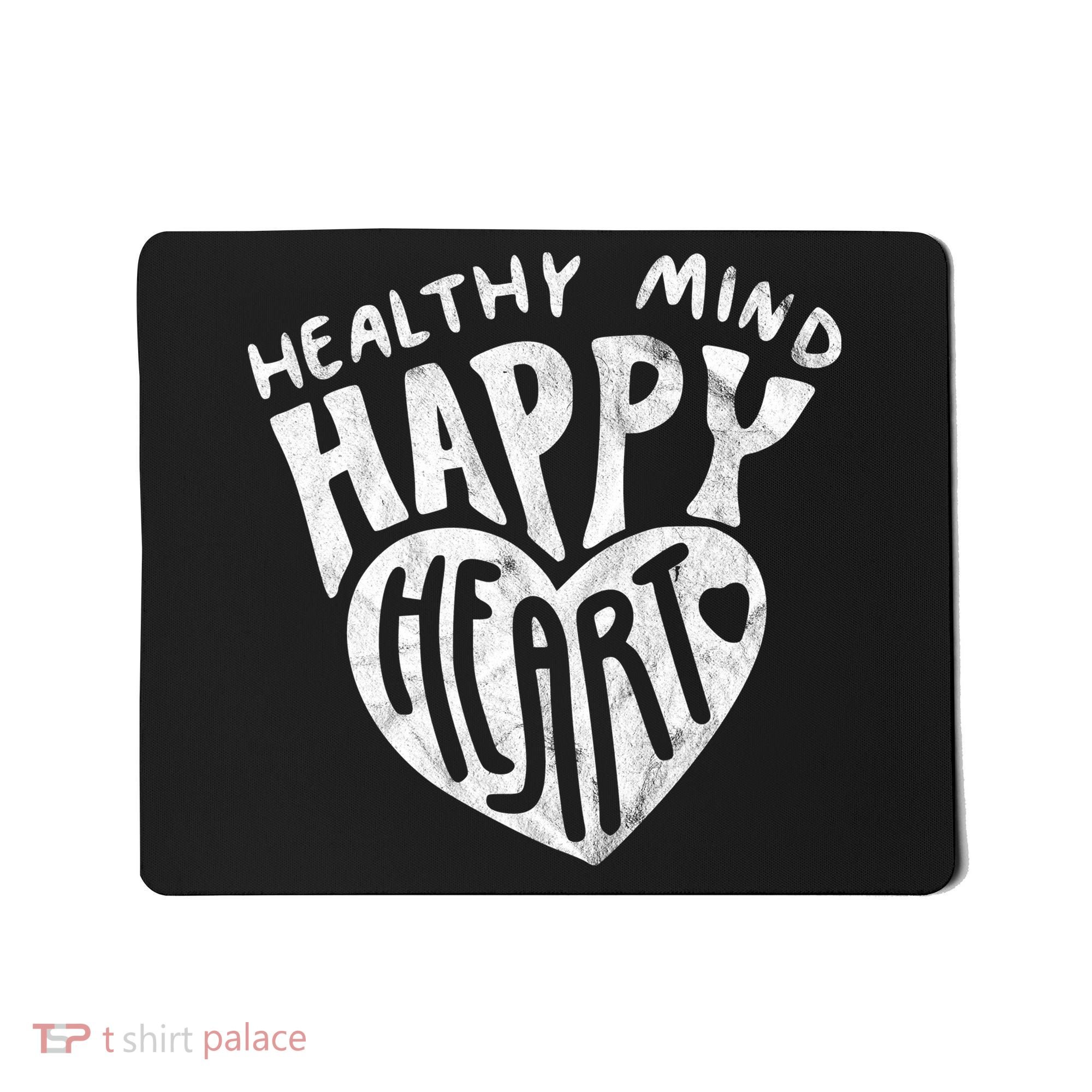 Healthy Mind Happy Heart Mental Health Mousepad
