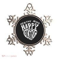 Healthy Mind Happy Heart Mental Health Ornament thumb 0