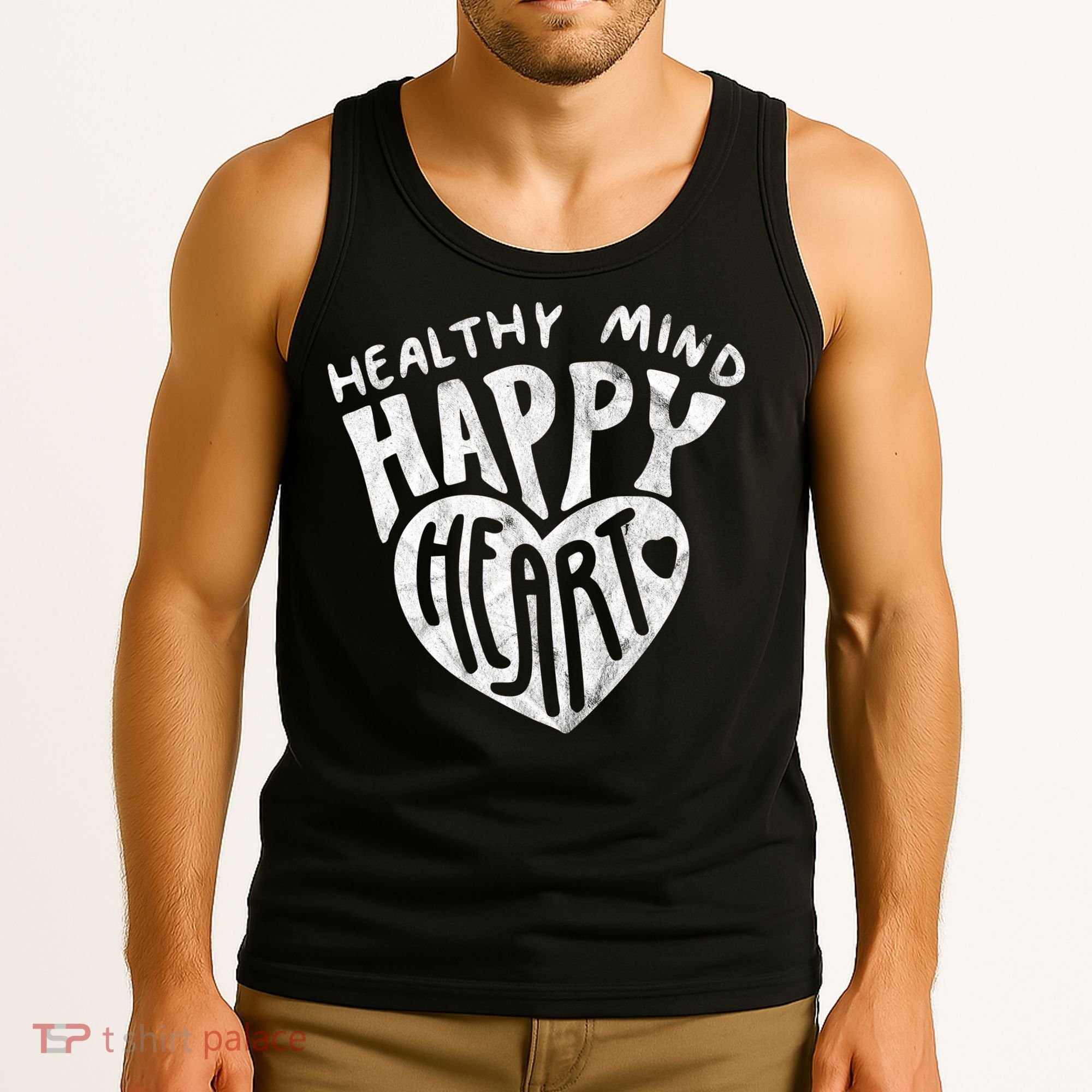 Healthy Mind Happy Heart Mental Health Tank Top