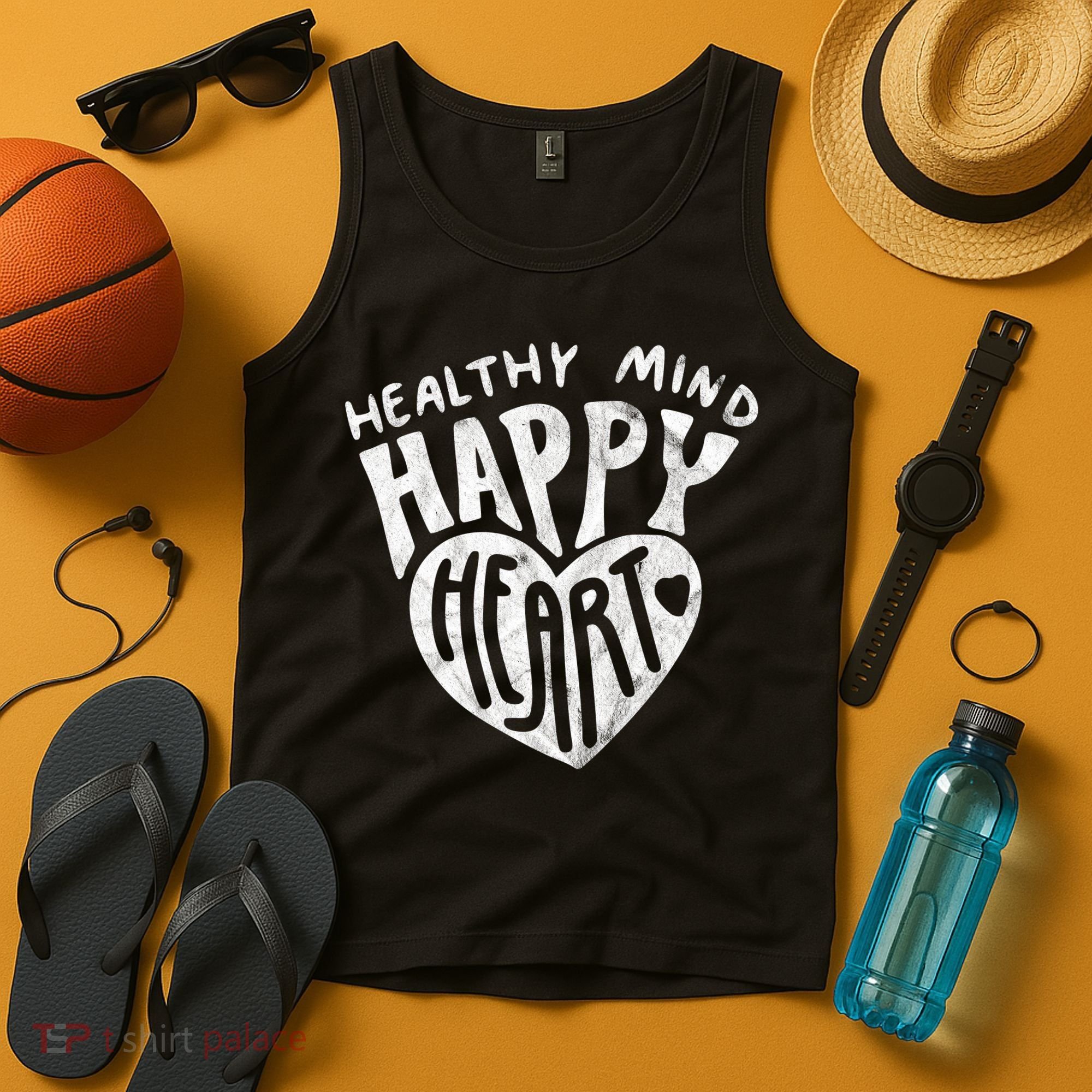 Healthy Mind Happy Heart Mental Health Tank Top