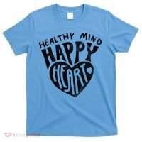 Healthy Mind Happy Heart Mental Health T-Shirt thumb 0