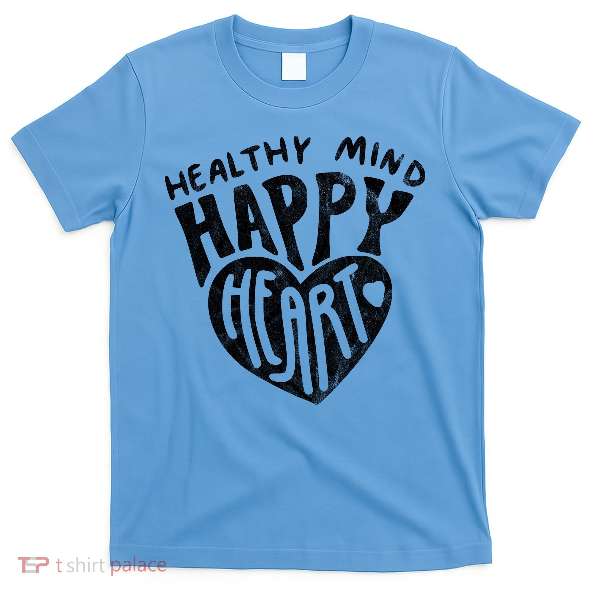 Healthy Mind Happy Heart Mental Health T-Shirt