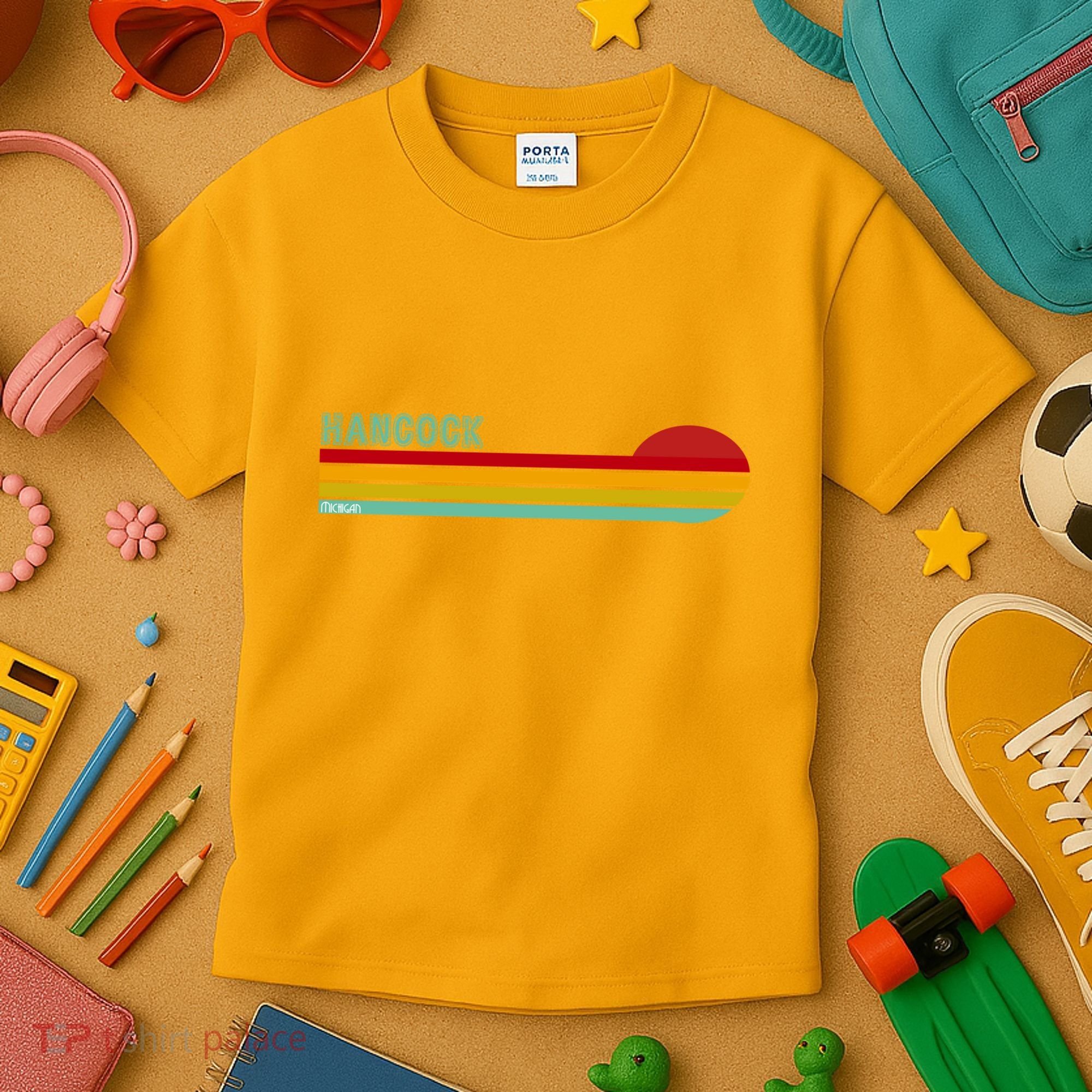 Hancock Michigan Kids T-Shirt
