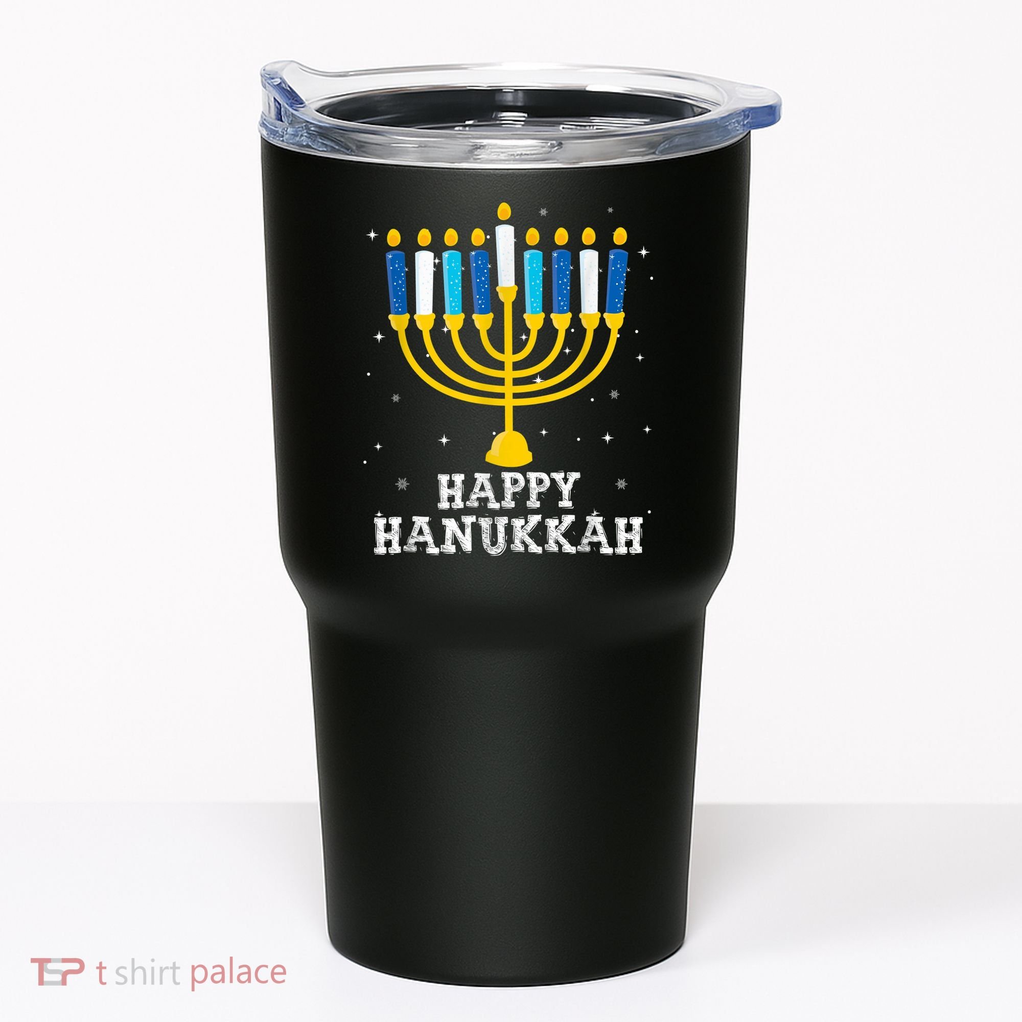 Hanukkah Menorah Happy Hanukkah Tumbler