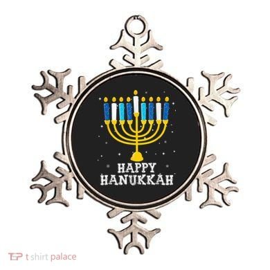 Hanukkah Menorah Happy Hanukkah Ornament