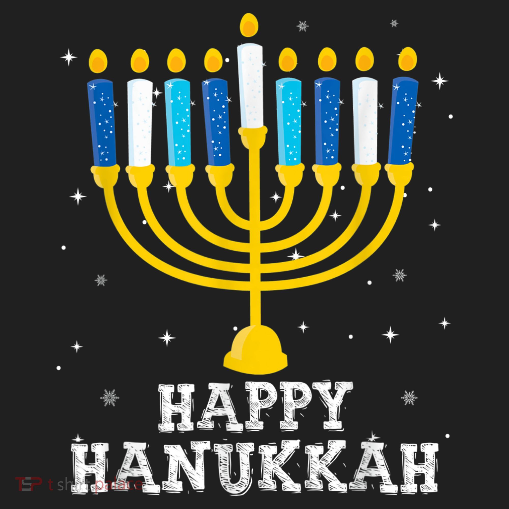 Hanukkah Menorah Happy Hanukkah Zone Performance Long-Sleeve T-Shirt