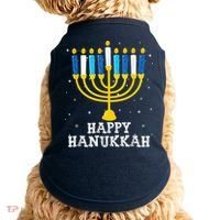 Hanukkah Menorah Happy Hanukkah Doggie Tank thumb 0