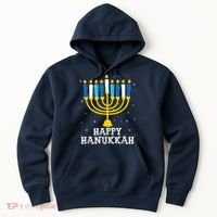 Hanukkah Menorah Happy Hanukkah Hoodie thumb 0