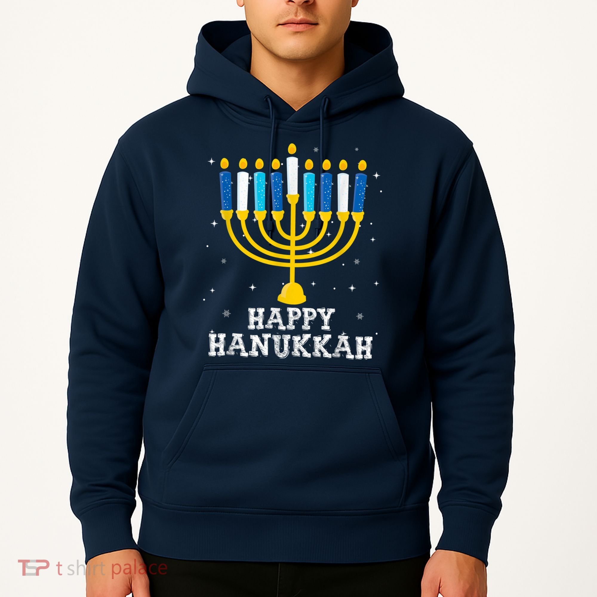Hanukkah Menorah Happy Hanukkah Hoodie