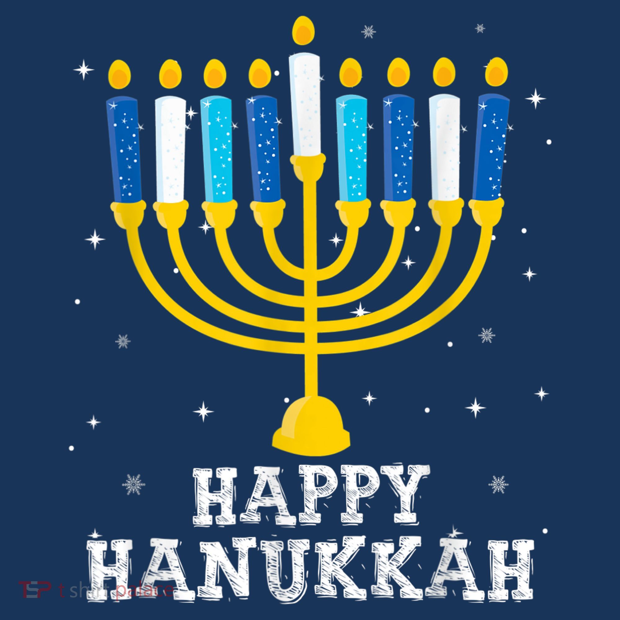 Hanukkah Menorah Happy Hanukkah Long Sleeve Shirt
