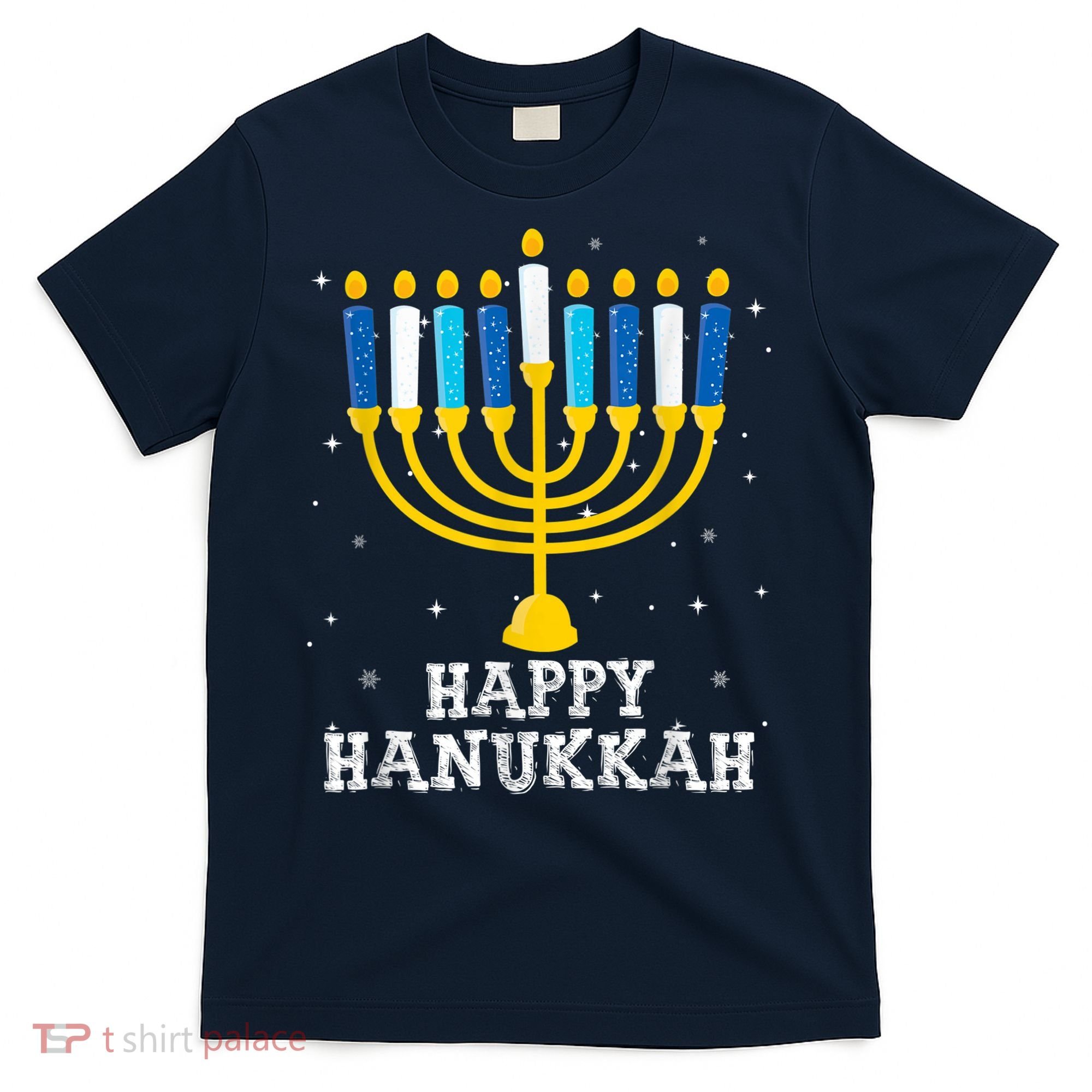 Hanukkah Menorah Happy Hanukkah T-Shirt