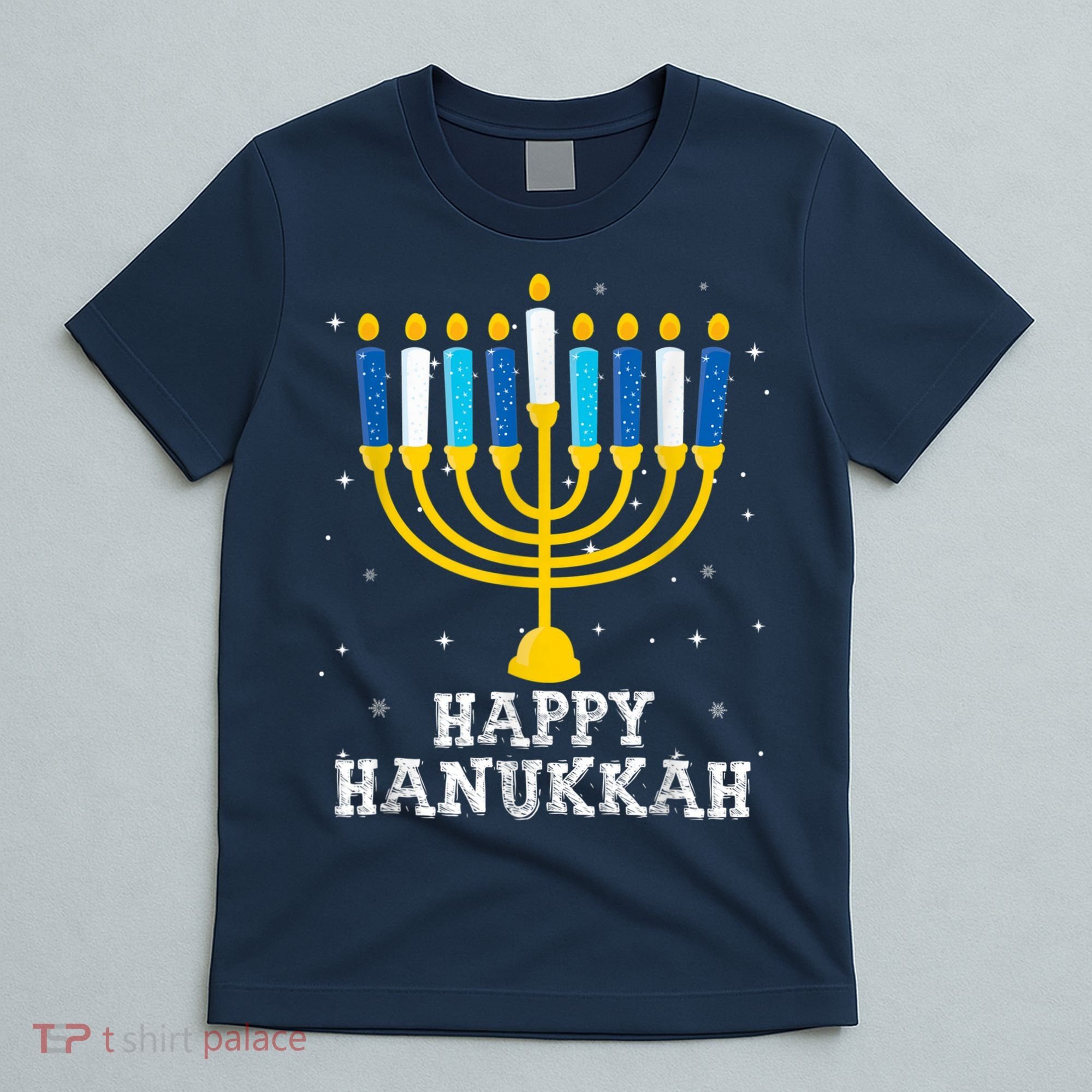 Hanukkah Menorah Happy Hanukkah T-Shirt