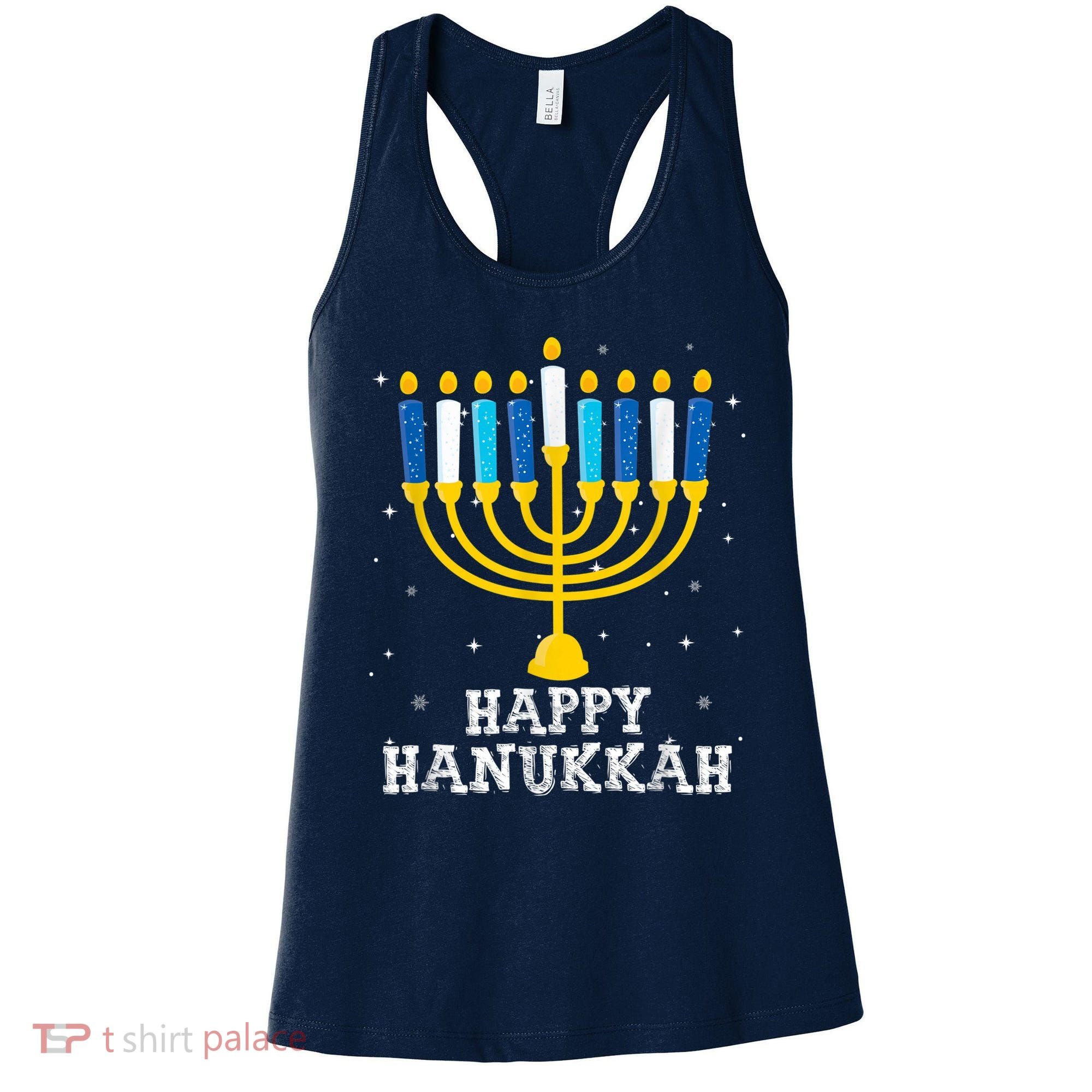 Hanukkah Menorah Happy Hanukkah Women's Tank Top