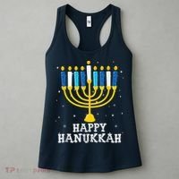 Hanukkah Menorah Happy Hanukkah Women's Tank Top thumb 3