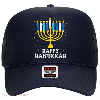 Hanukkah Menorah Happy Hanukkah Hat