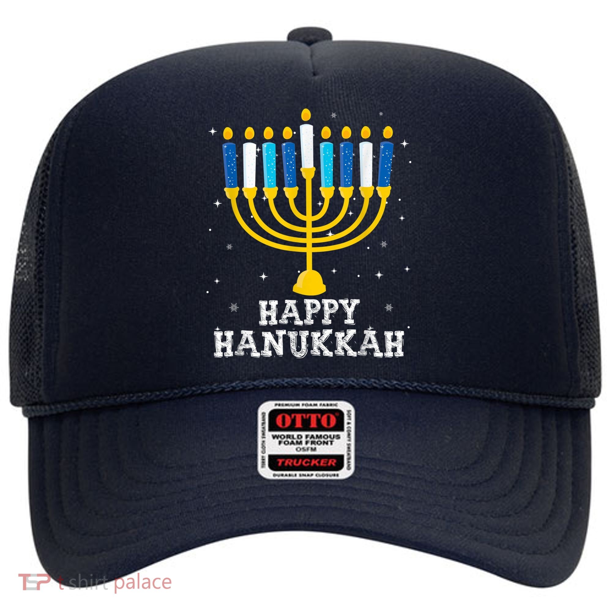 Hanukkah Menorah Happy Hanukkah Hat