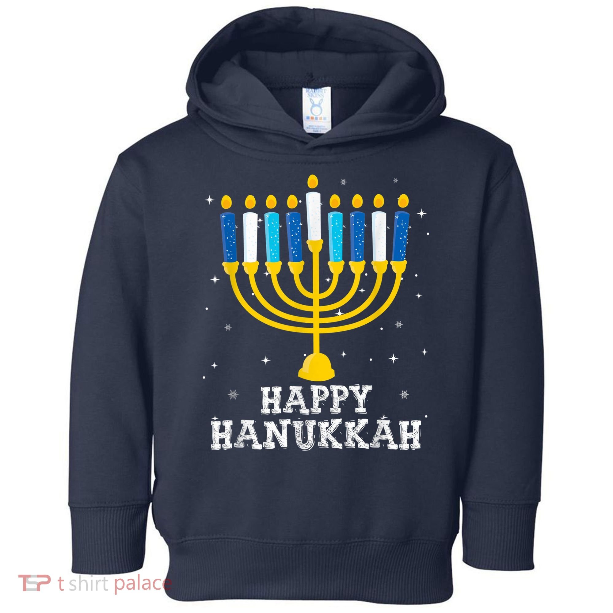 Hanukkah Menorah Happy Hanukkah Toddler Hoodie