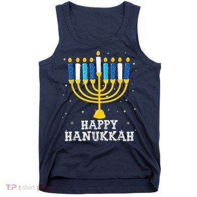 Hanukkah Menorah Happy Hanukkah Tank Top