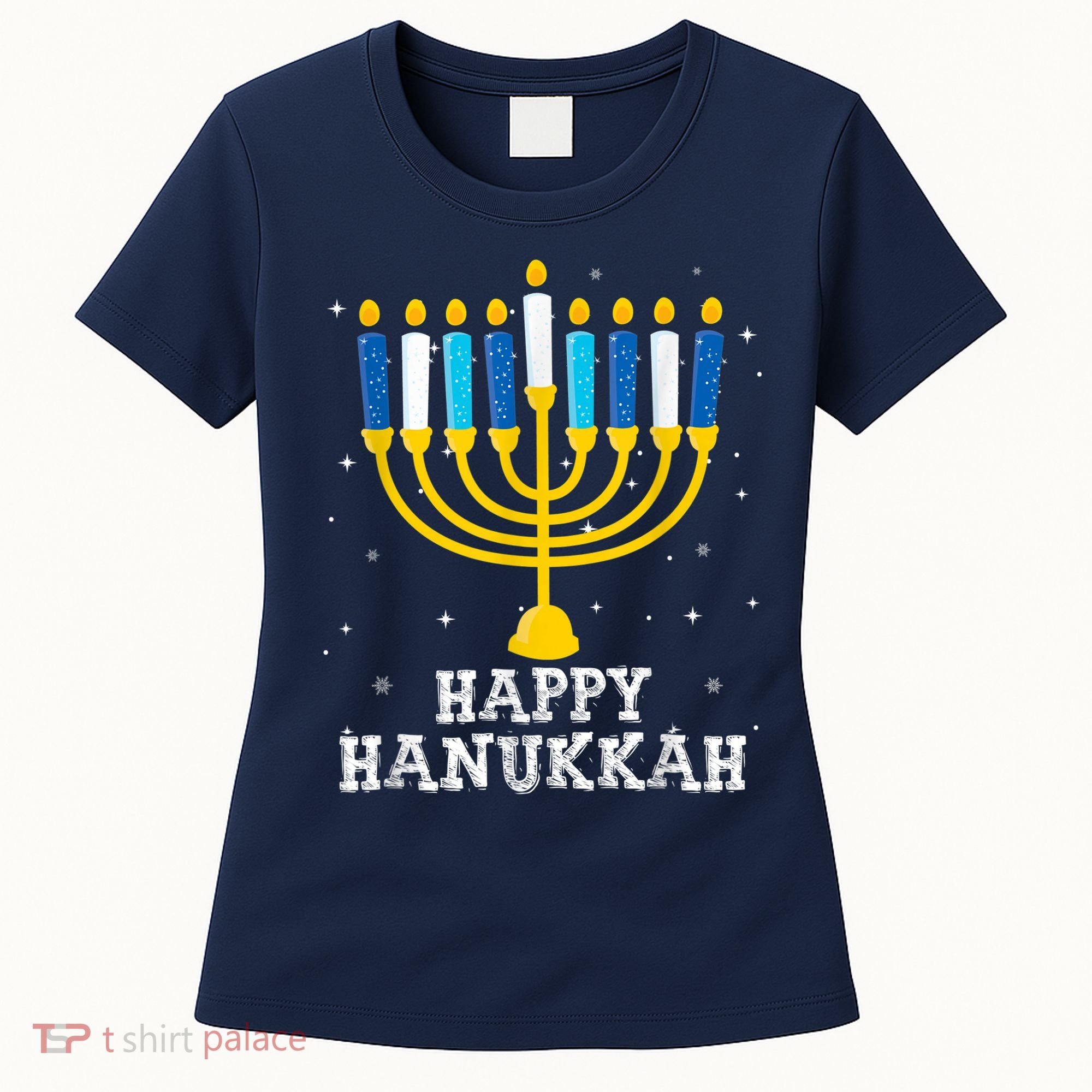 Hanukkah Menorah Happy Hanukkah Women's T-Shirt