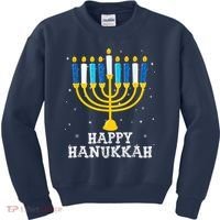Hanukkah Menorah Happy Hanukkah Kids Sweatshirt thumb 0