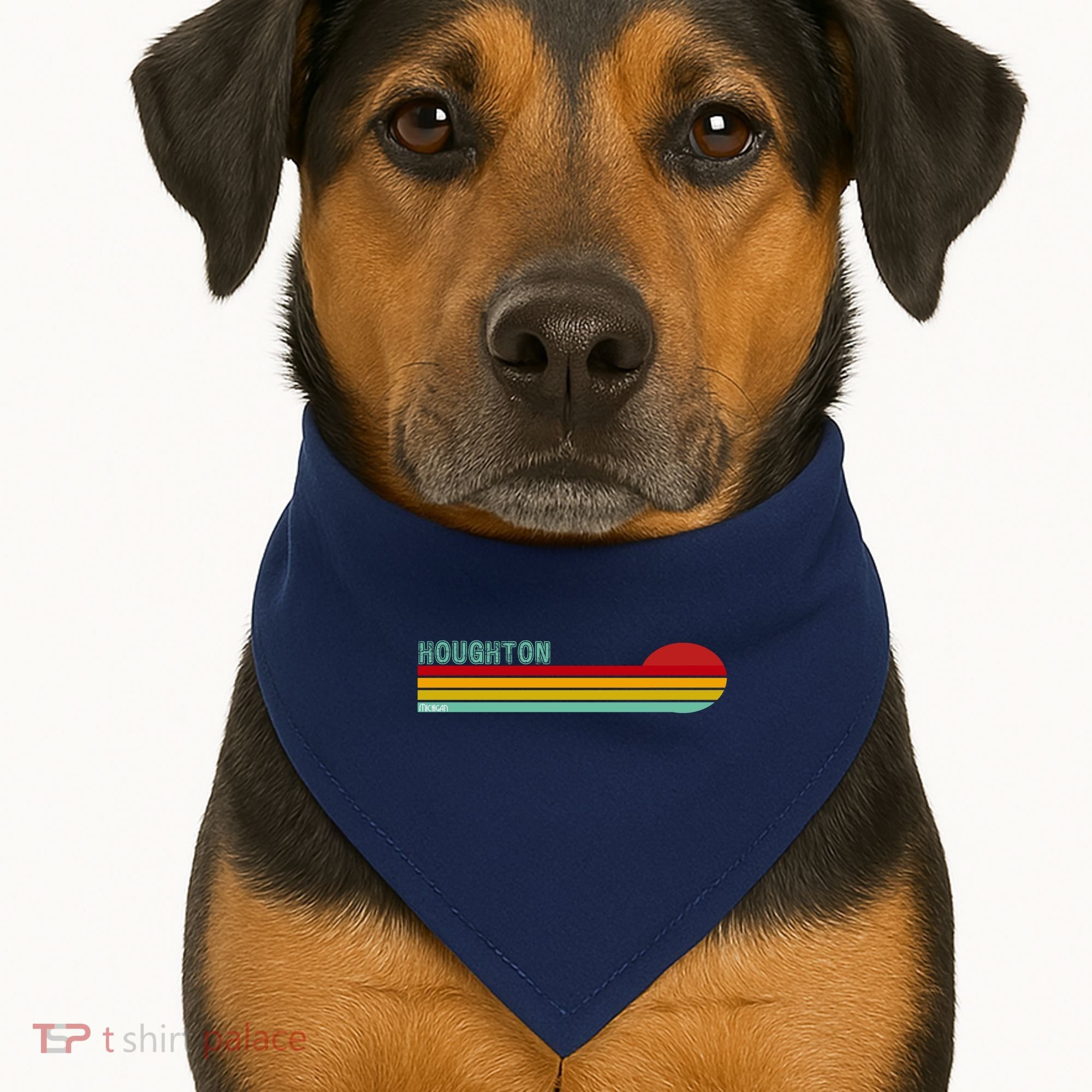 Houghton Michigan USA-Made Doggie Bandana