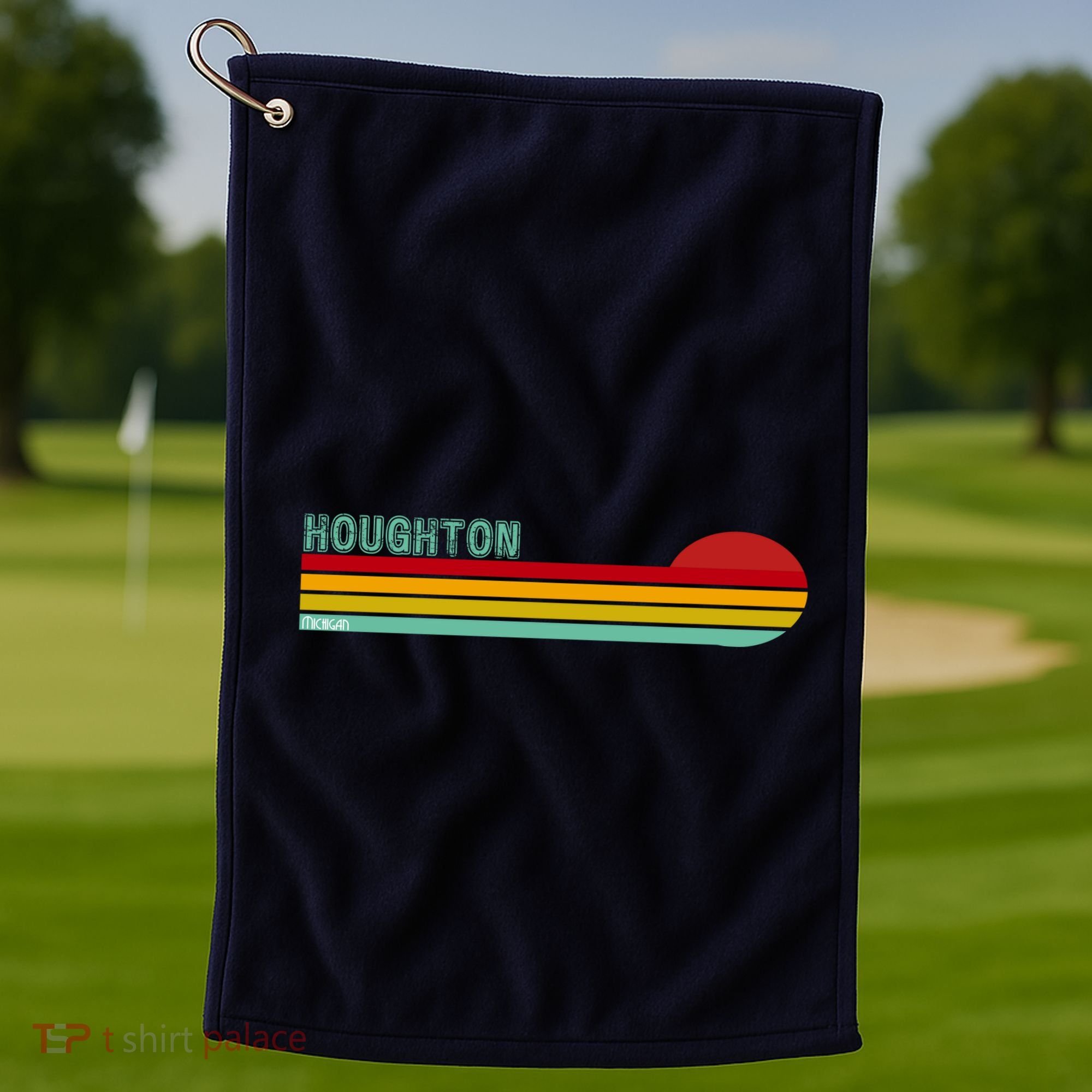 Houghton Michigan Golf Towel