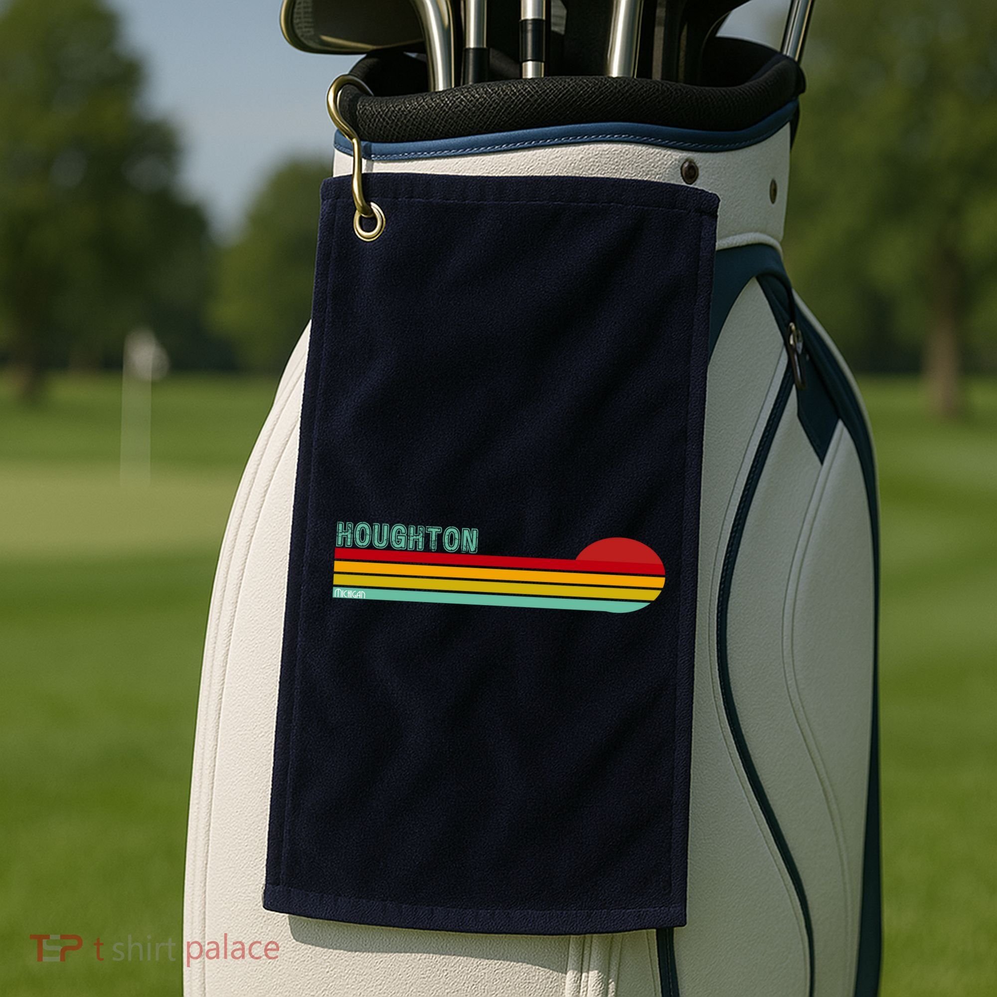 Houghton Michigan Golf Towel
