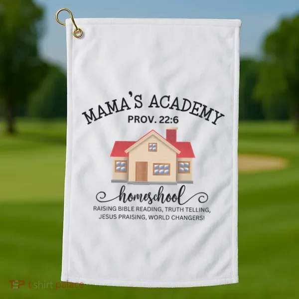 Homeschool Mom Golf Towel