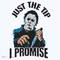 Horror Movie Halloween Just The Tip I Promise Knife Funny Sweatshirt thumb 3