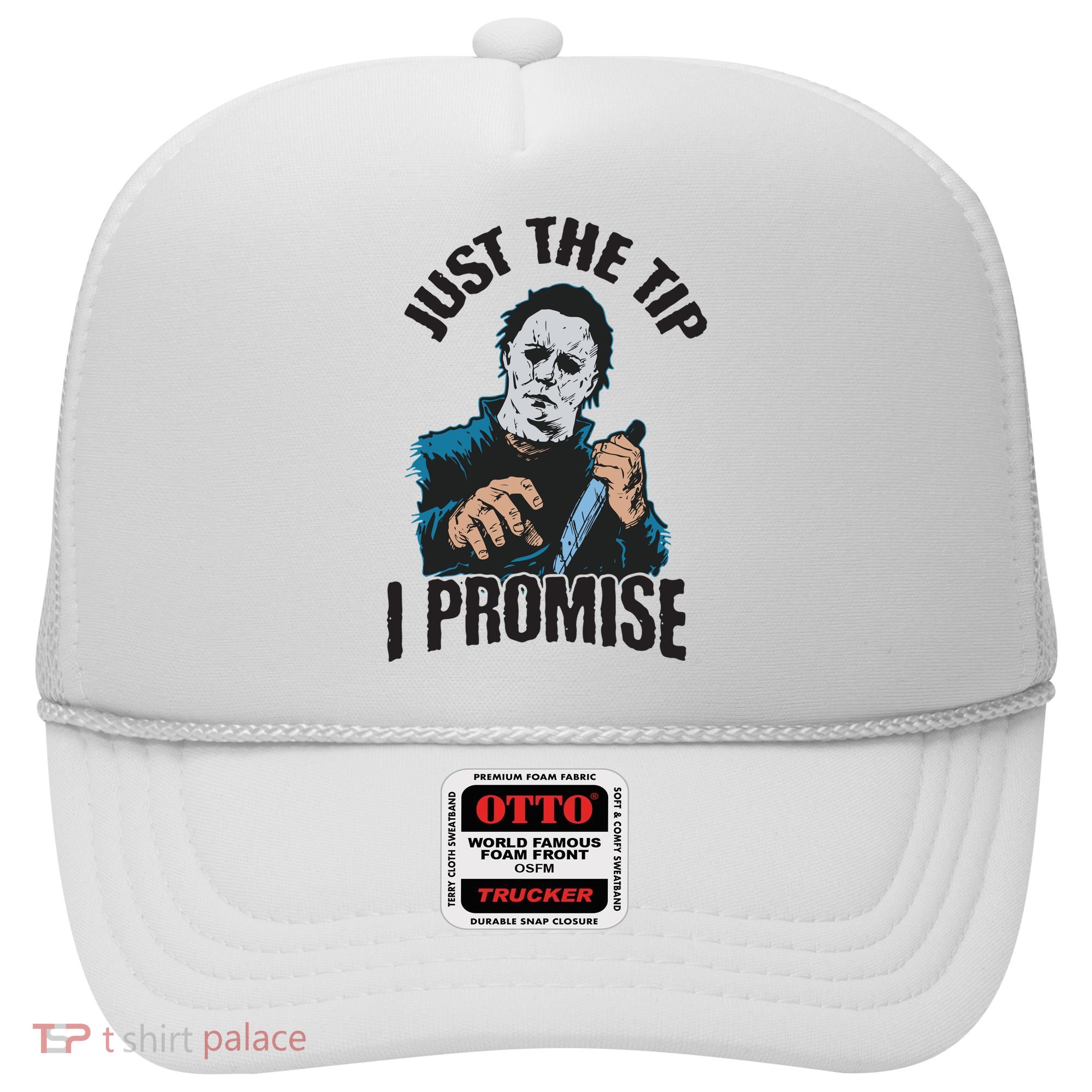 Horror Movie Halloween Just The Tip I Promise Knife Funny Hat