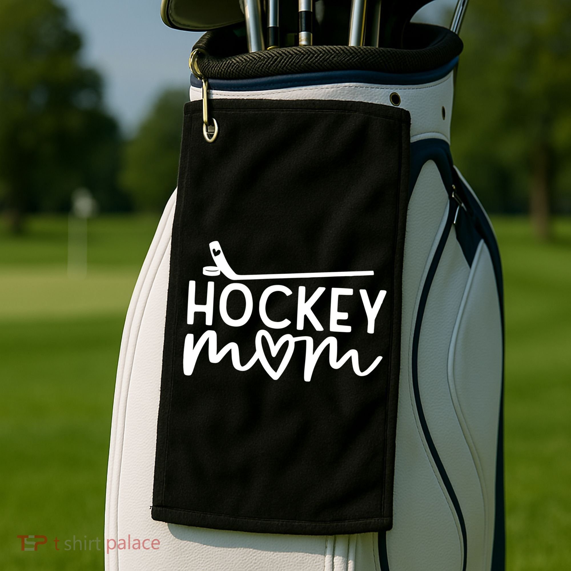 Hockey Mom Golf Towel