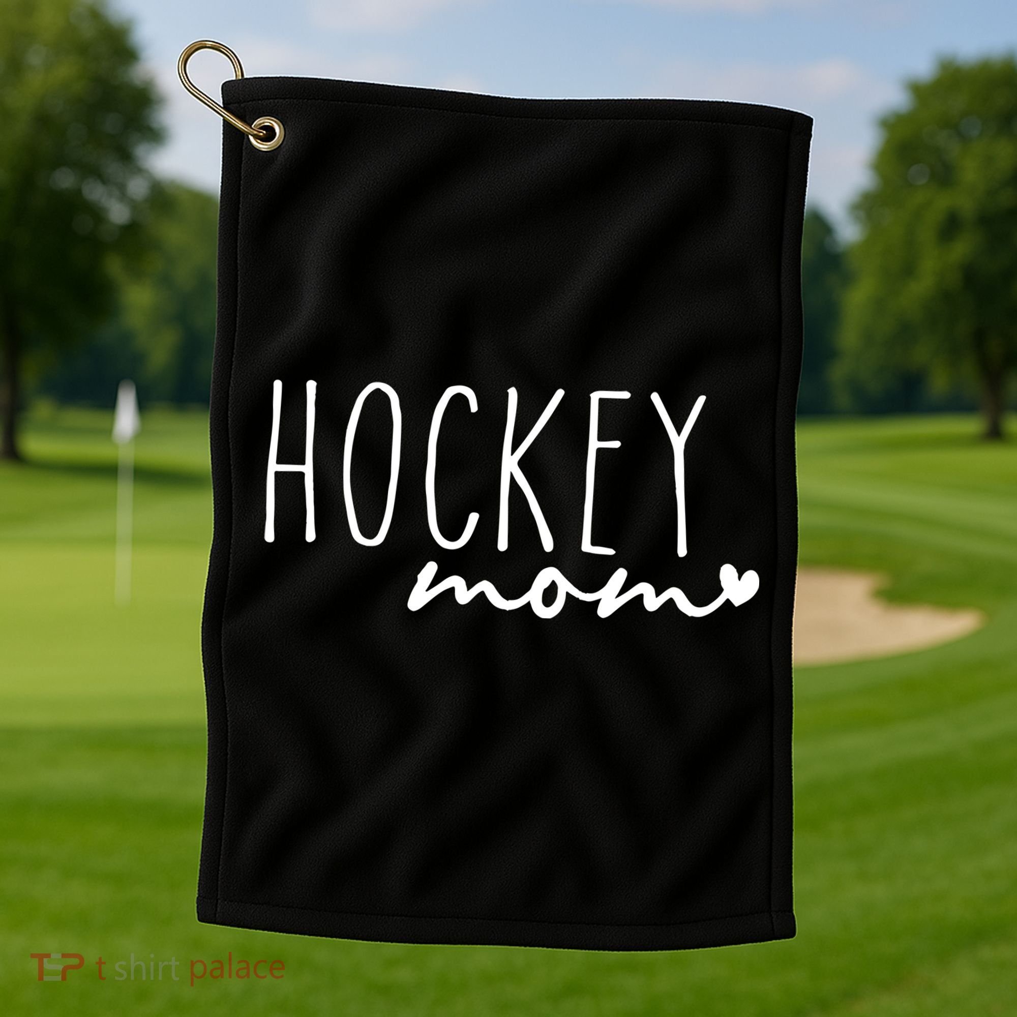Hockey Mom Golf Towel