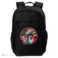 Half Mexican Half American Usa Flag Mexico America Backpack thumb 0