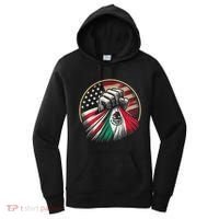 Half Mexican Half American Usa Flag Mexico America Women's Hoodie thumb 0
