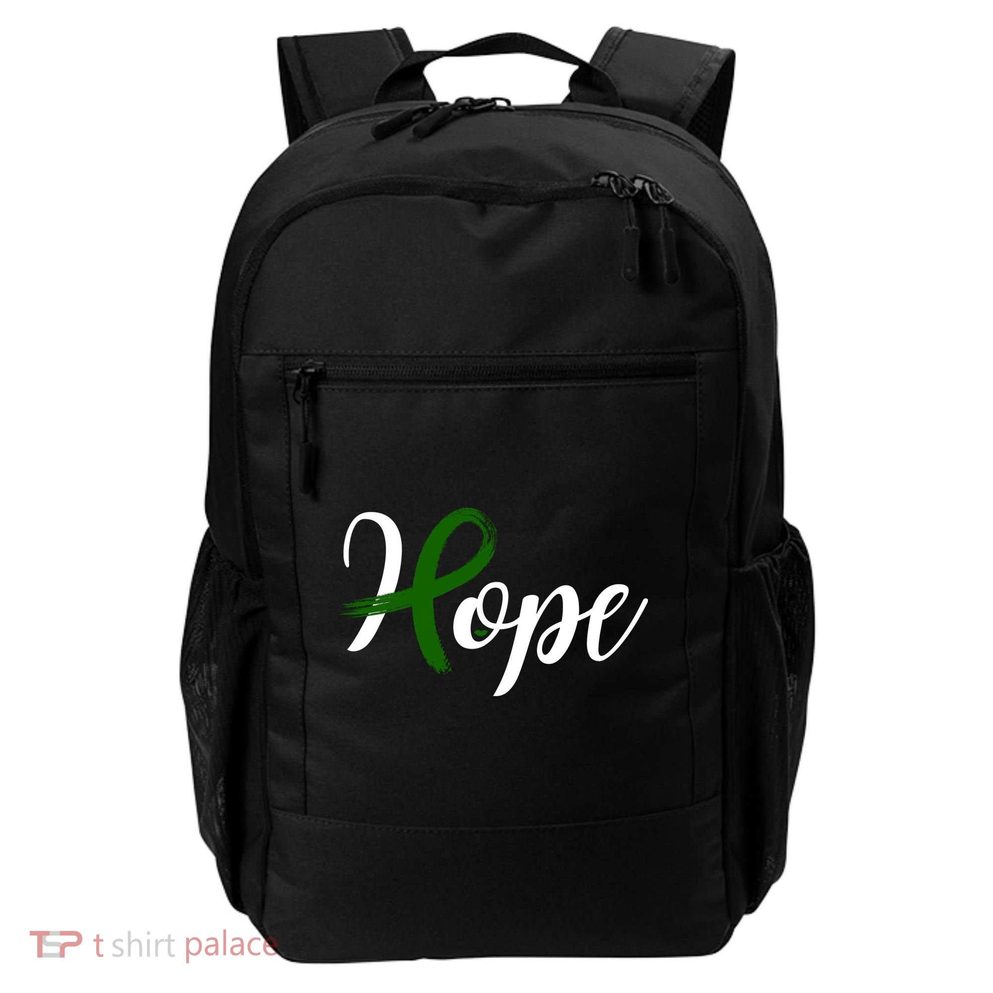Hope Mental Health Awareness Ribbon Backpack