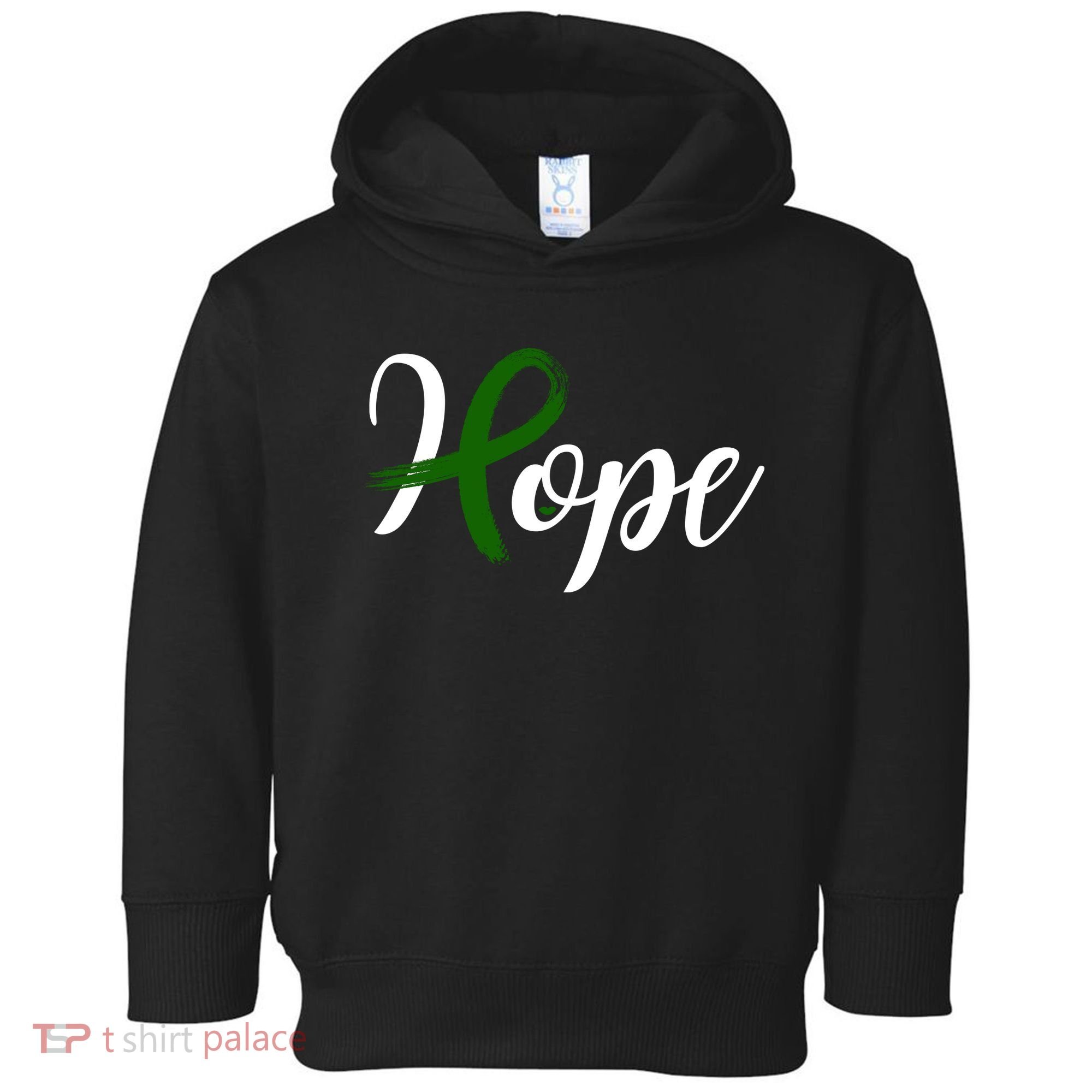 Hope Mental Health Awareness Ribbon Toddler Hoodie
