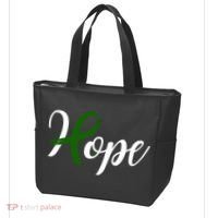 Hope Mental Health Awareness Ribbon Tote Bag thumb 3