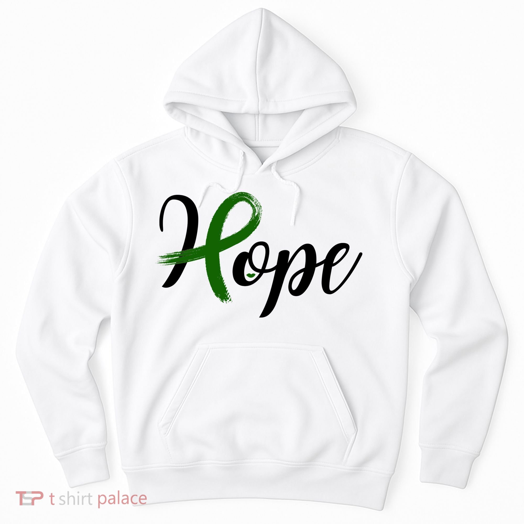 Hope Mental Health Awareness Ribbon Hoodie
