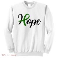 Hope Mental Health Awareness Ribbon Sweatshirt thumb 0