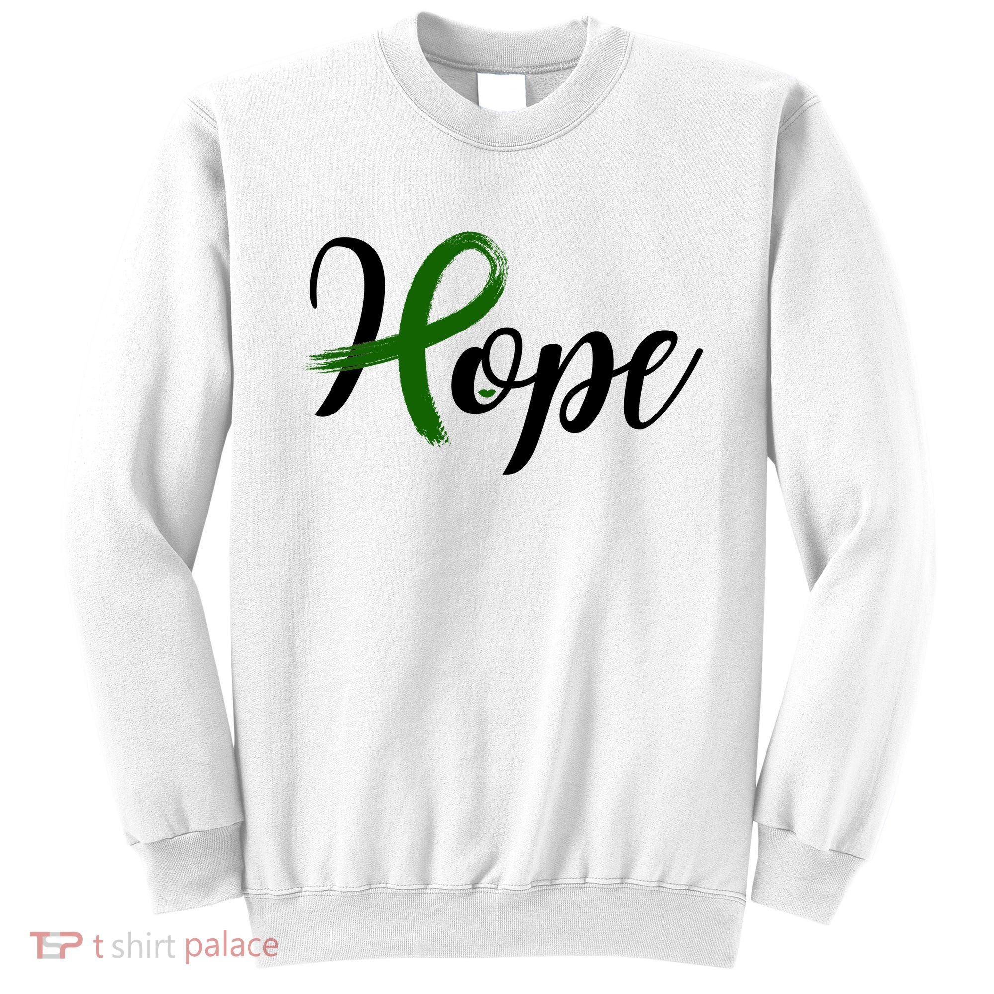 Hope Mental Health Awareness Ribbon Sweatshirt