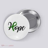 Hope Mental Health Awareness Ribbon Button thumb 0