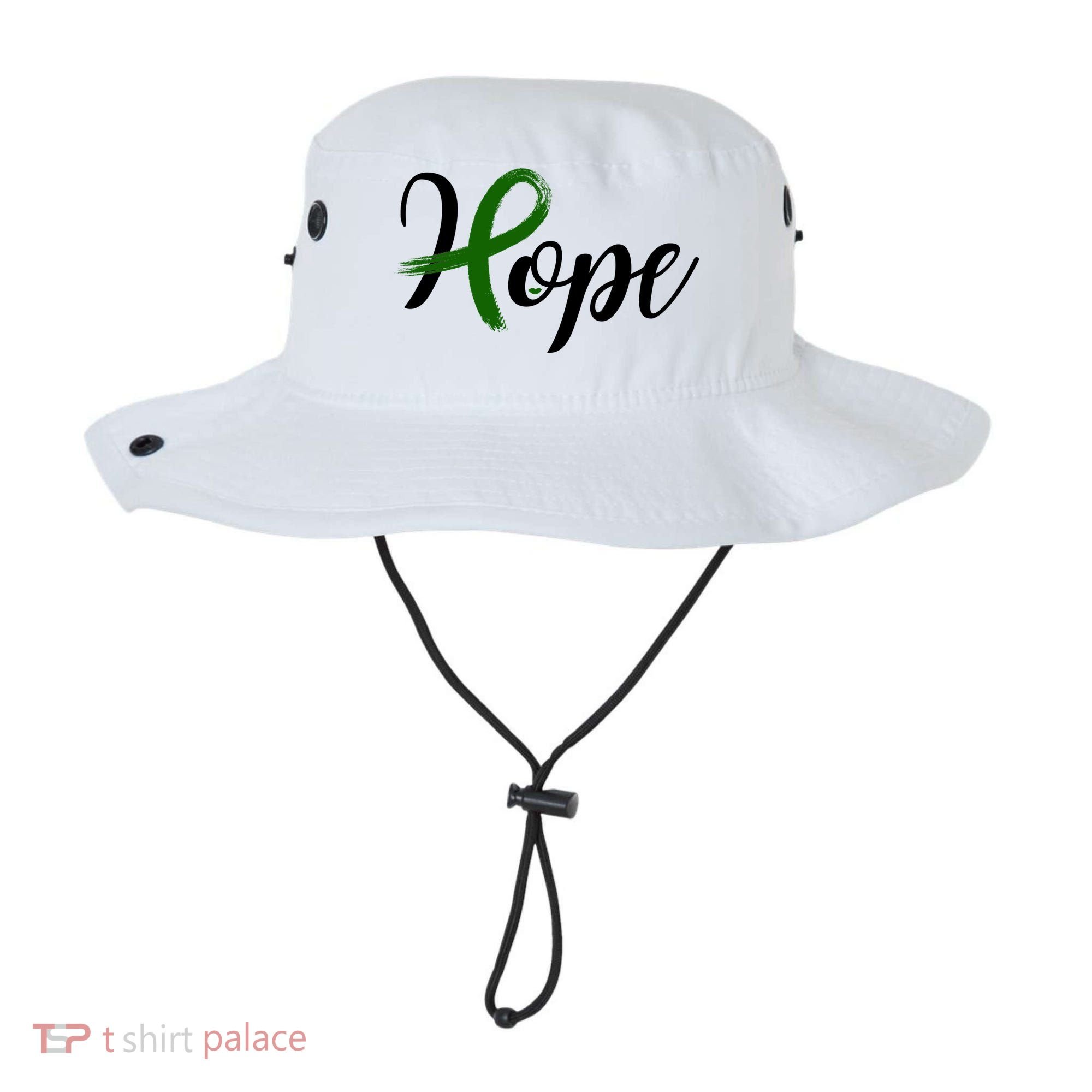 Hope Mental Health Awareness Ribbon Bucket Hat