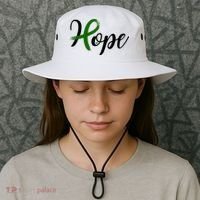 Hope Mental Health Awareness Ribbon Bucket Hat thumb 3