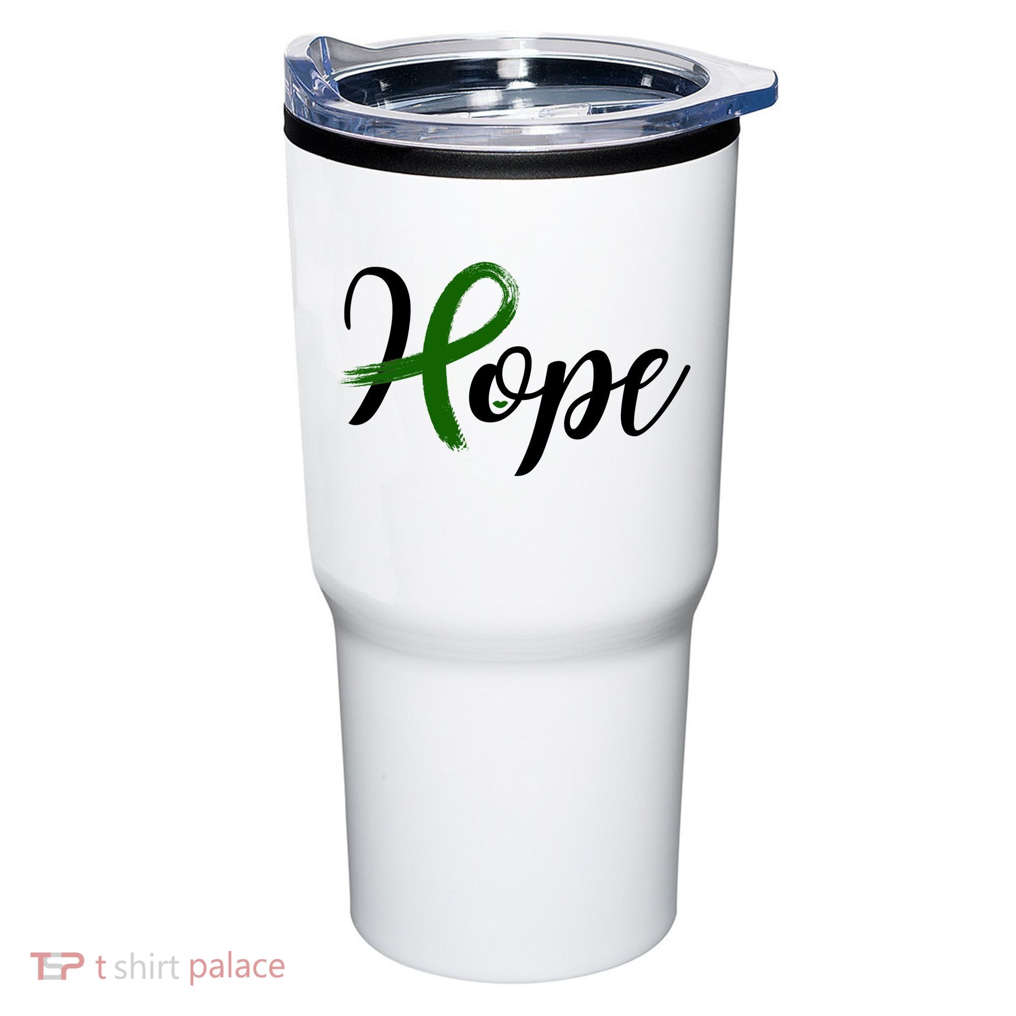 Hope Mental Health Awareness Ribbon Tumbler