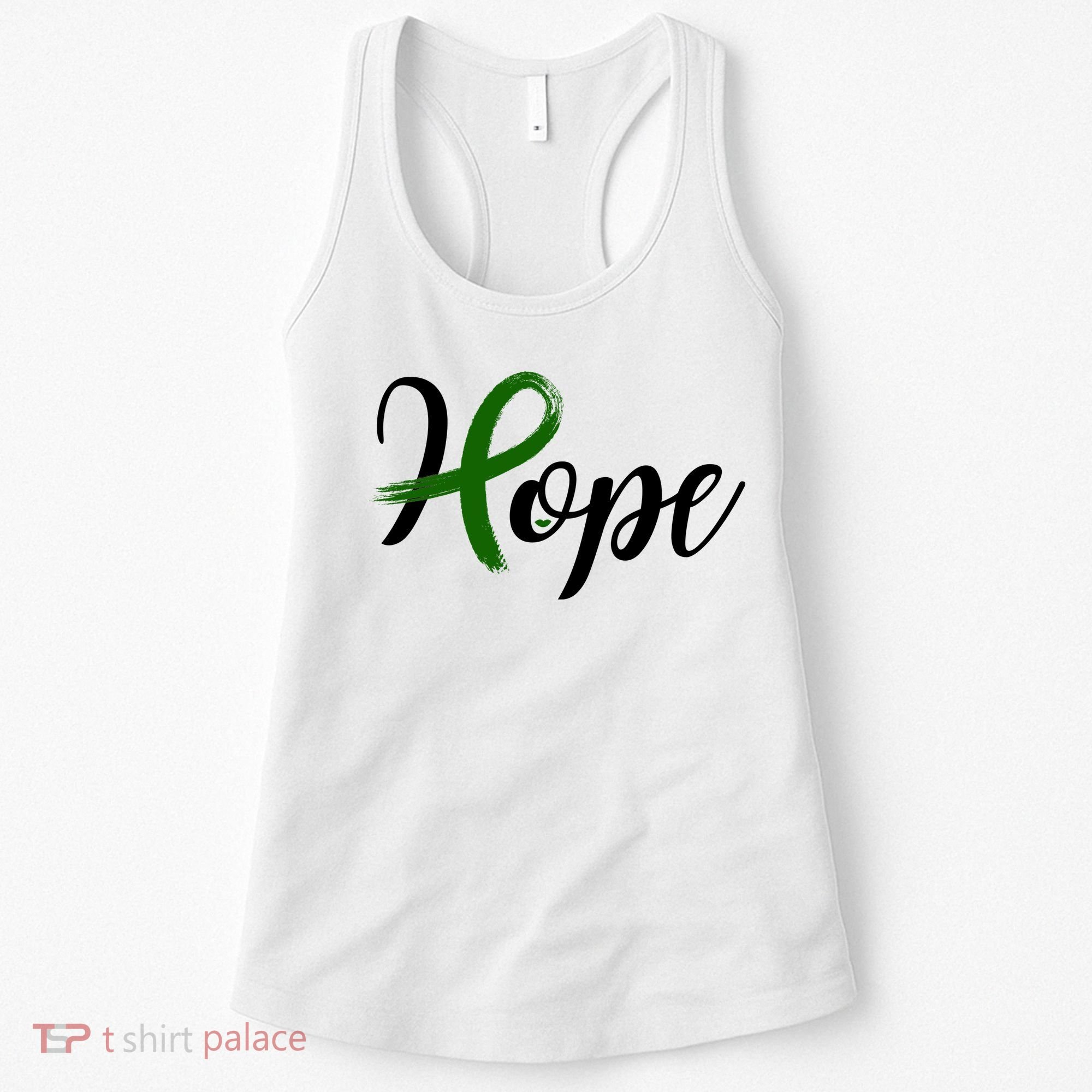 Hope Mental Health Awareness Ribbon Women's Tank Top