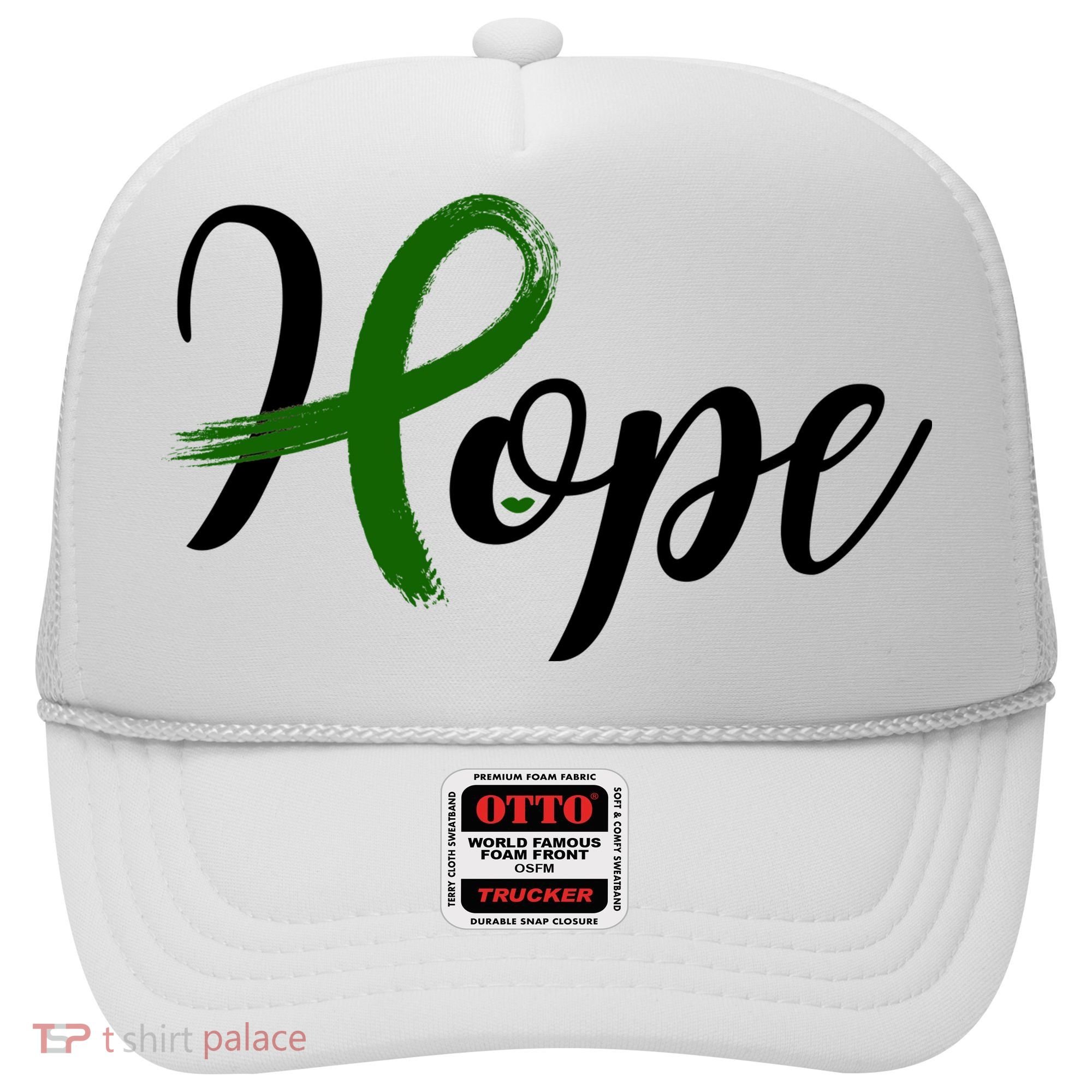 Hope Mental Health Awareness Ribbon Hat