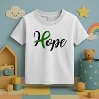 Hope Mental Health Awareness Ribbon Toddler T-Shirt thumb 3