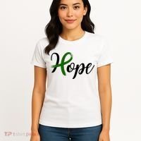 Hope Mental Health Awareness Ribbon Women's T-Shirt thumb 4